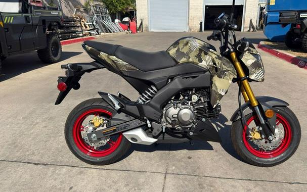 2025 Kawasaki Z125 PRO Cypher Camo Beige