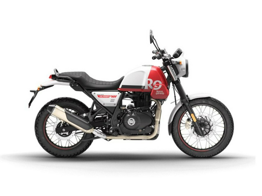 2023 Royal Enfield Scram 411 White Flame