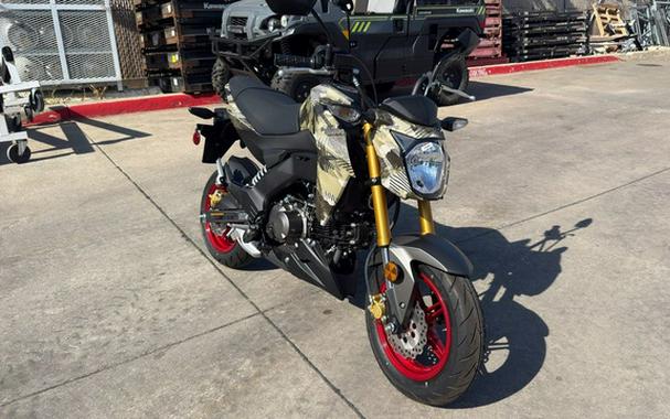 2025 Kawasaki Z125 PRO Cypher Camo Beige