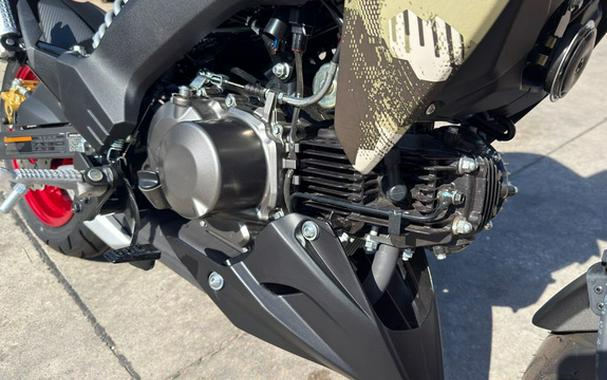 2025 Kawasaki Z125 PRO Cypher Camo Beige