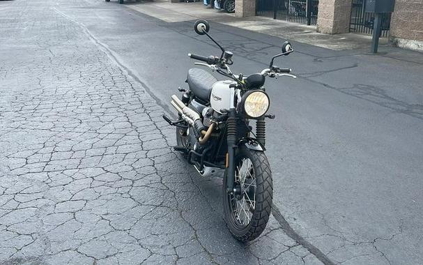 2019 Triumph Street Scrambler Fusion White