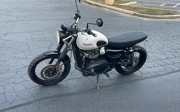 2019 Triumph Street Scrambler Fusion White