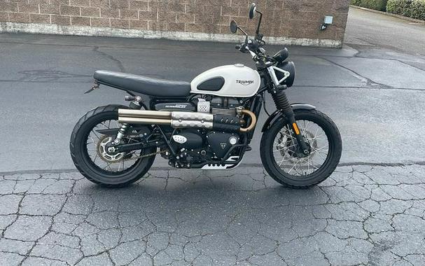 2019 Triumph Street Scrambler Fusion White