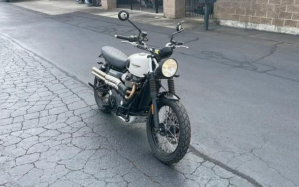 2019 Triumph Street Scrambler Fusion White