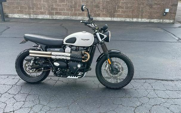 2019 Triumph Street Scrambler Fusion White