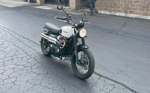 2019 Triumph Street Scrambler Fusion White