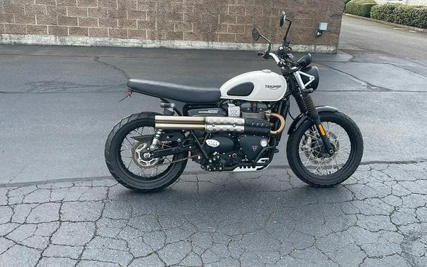 2019 Triumph Street Scrambler Fusion White