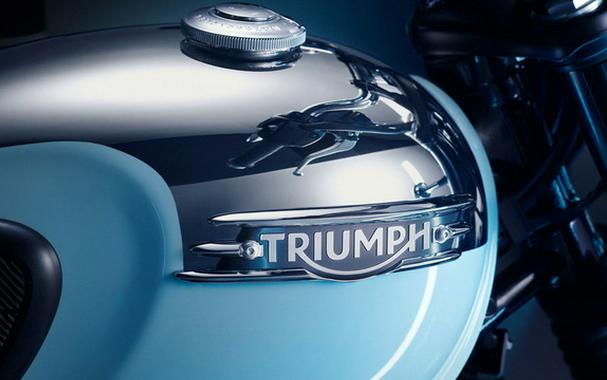 2023 Triumph Bonneville T120 Chrome Edition Meriden Blue