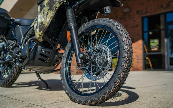 2026 Kawasaki KLR650 Adventure ABS Cypher Camo Beige