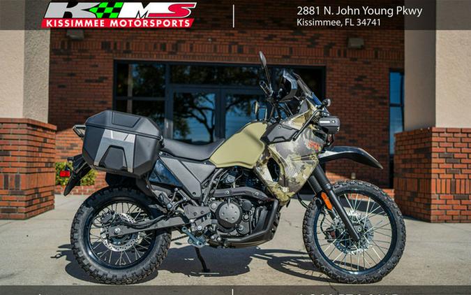 2026 Kawasaki KLR650 Adventure ABS Cypher Camo Beige