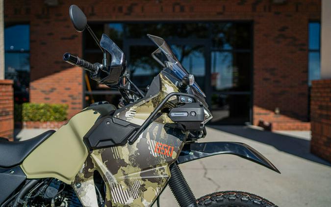2026 Kawasaki KLR650 Adventure ABS Cypher Camo Beige