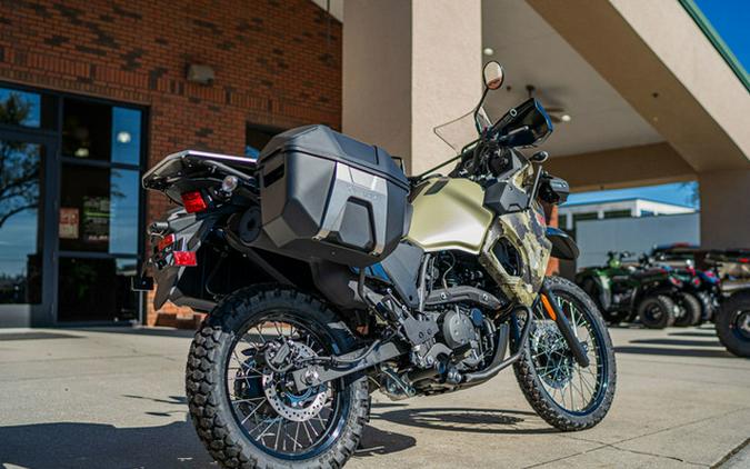2026 Kawasaki KLR650 Adventure ABS Cypher Camo Beige