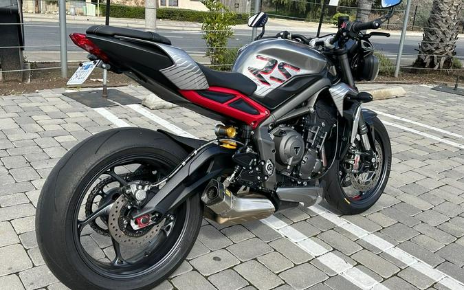 2022 Triumph Street Triple RS Silver Ice