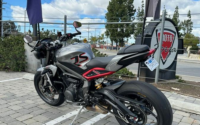 2022 Triumph Street Triple RS Silver Ice