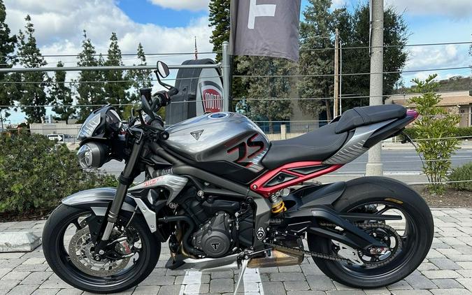 2022 Triumph Street Triple RS Silver Ice