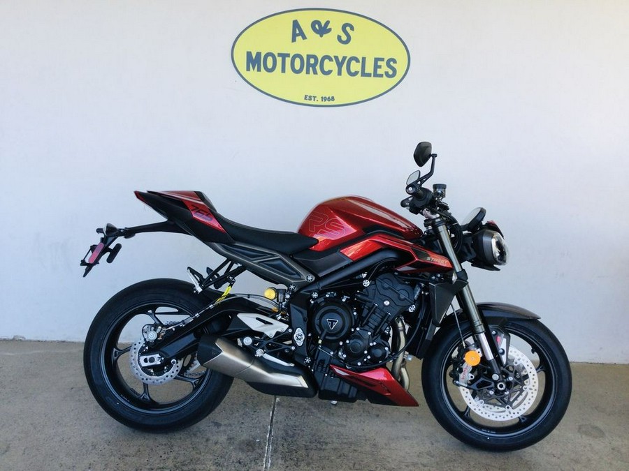 2024 Triumph Street Triple 765 RS Carnival Red