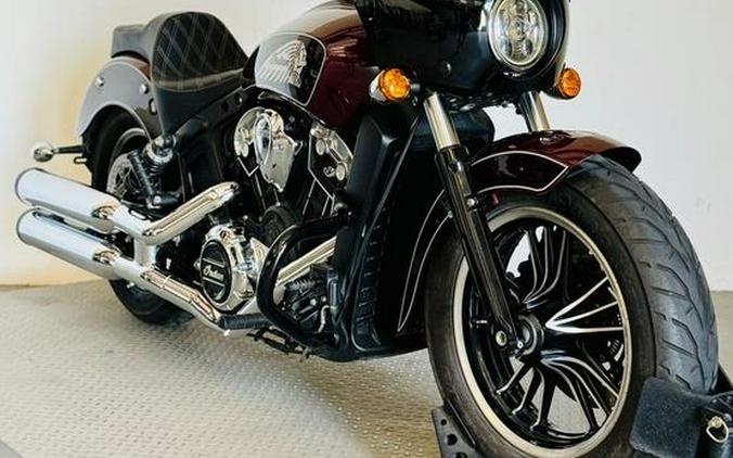 2021 Indian Motorcycle® Scout® ABS Maroon Metallic/Crimson Metallic