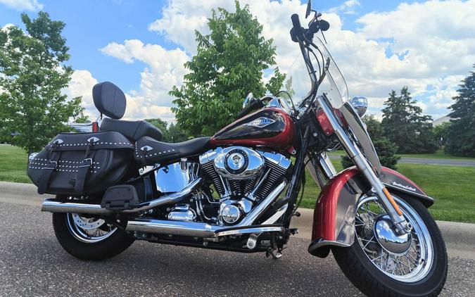 2012 Harley-Davidson Softail Deluxe 103 Two-Tone Ember Red Sunglo/Merlot Sunglo