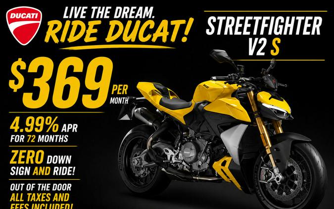 2026 Ducati Streetfighter V2 S Ducati Yellow