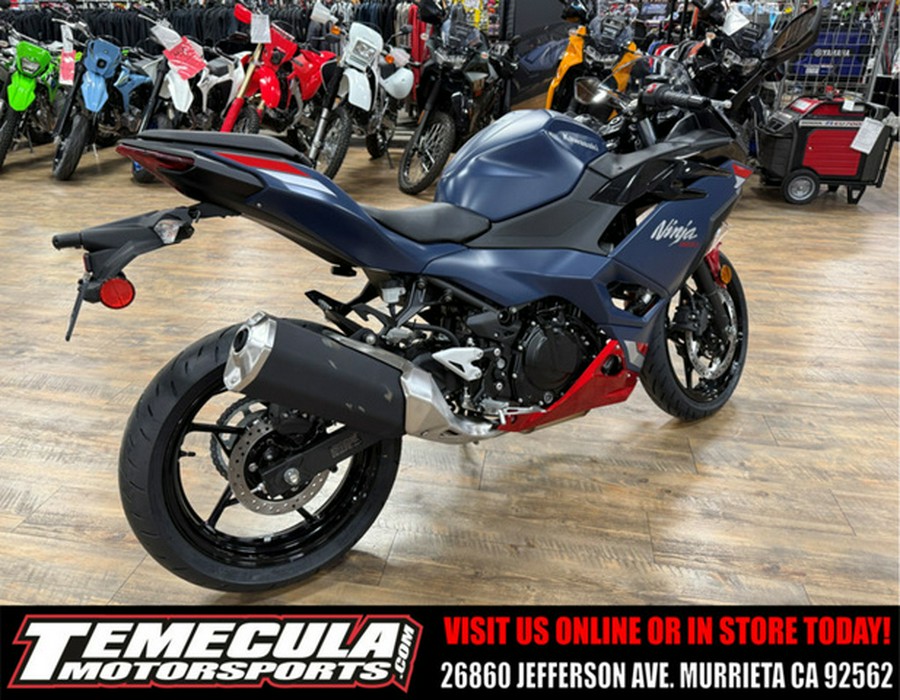 2026 Kawasaki Ninja 500 ABS Metallic Matte Twilight Blue