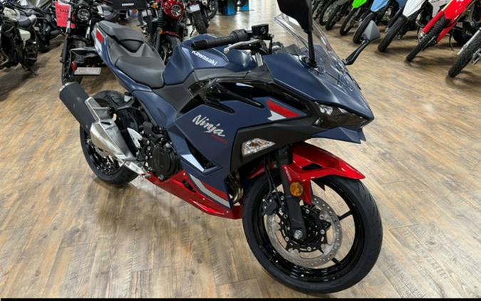 2026 Kawasaki Ninja 500 ABS Metallic Matte Twilight Blue