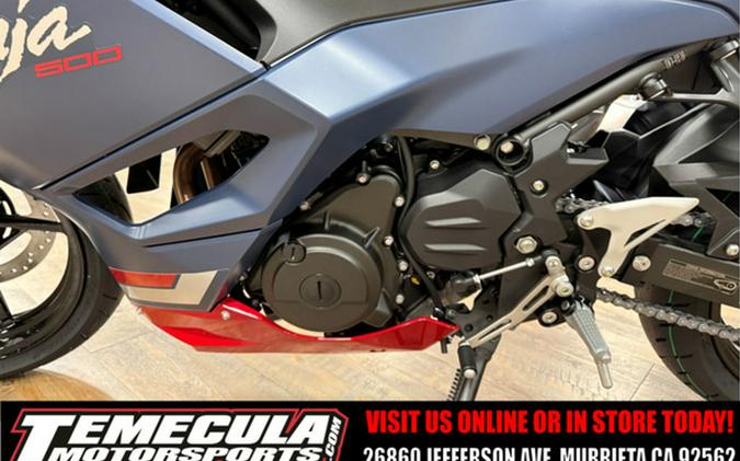 2026 Kawasaki Ninja 500 ABS Metallic Matte Twilight Blue