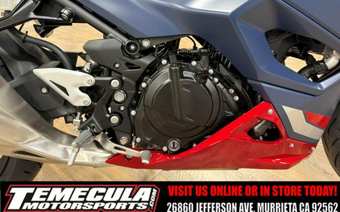 2026 Kawasaki Ninja 500 ABS Metallic Matte Twilight Blue