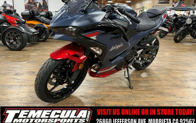 2026 Kawasaki Ninja 500 ABS Metallic Matte Twilight Blue