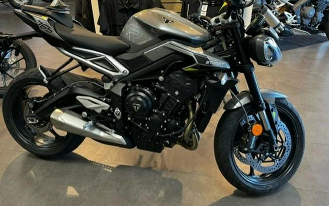 2024 Triumph Street Triple 765 R Silver Ice