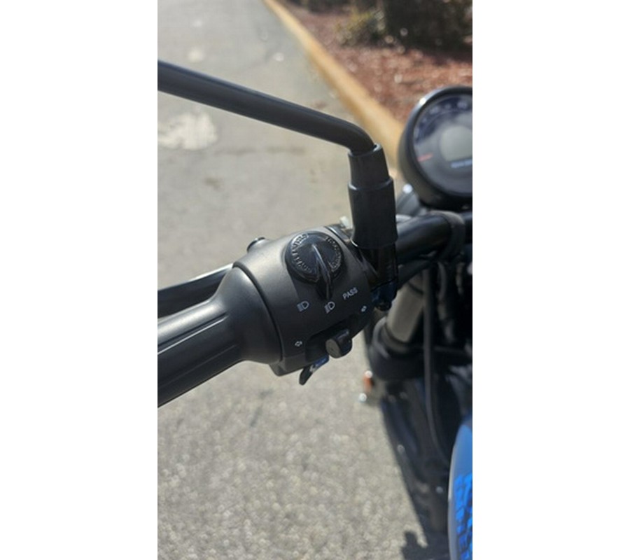 2024 Royal Enfield Hunter 350 Rebel Blue