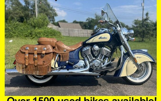 2017 Indian Chief Vintage Willow Green Over Ivory Cream Vintage