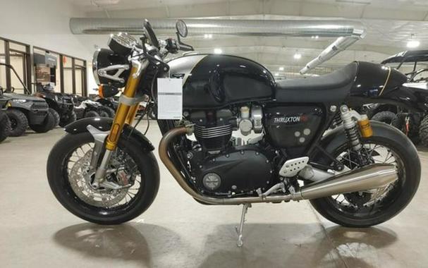 2024 Triumph Thruxton RS Jet Black Silver Ice