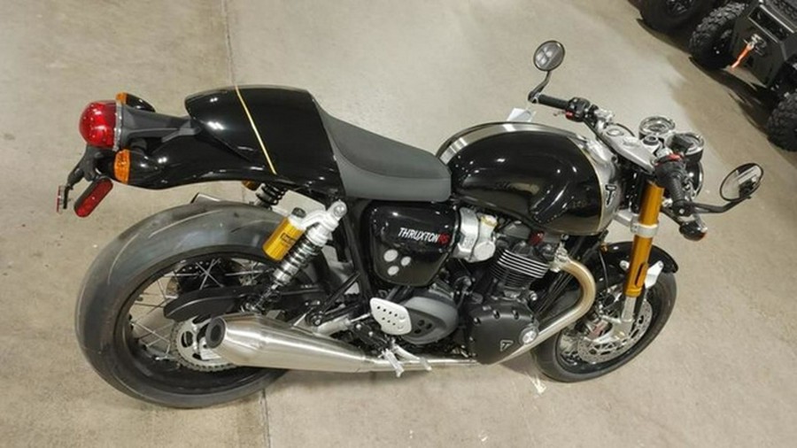 2024 Triumph Thruxton RS Jet Black Silver Ice