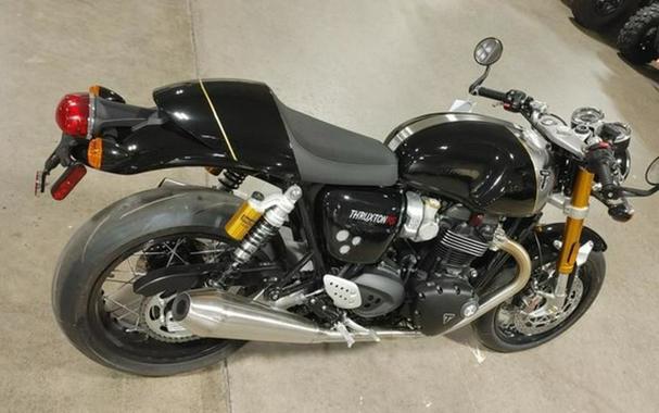 2024 Triumph Thruxton RS Jet Black Silver Ice