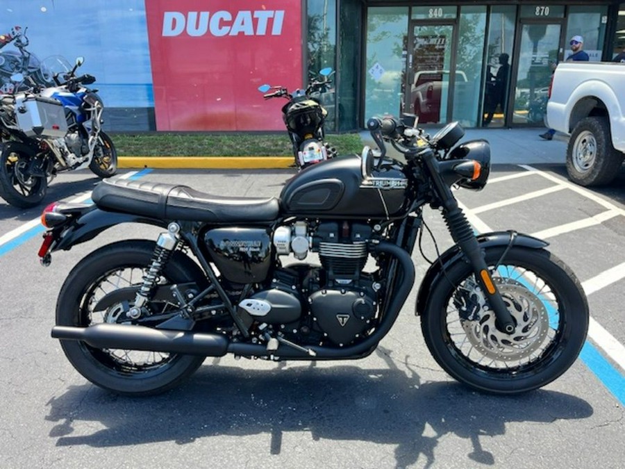 2023 Triumph Bonneville T120 Black Jet Black