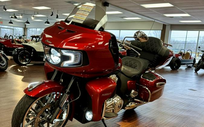 2024 Indian Motorcycle® Pursuit® Limited® with PowerBand Audio Package Sunset Red Metallic