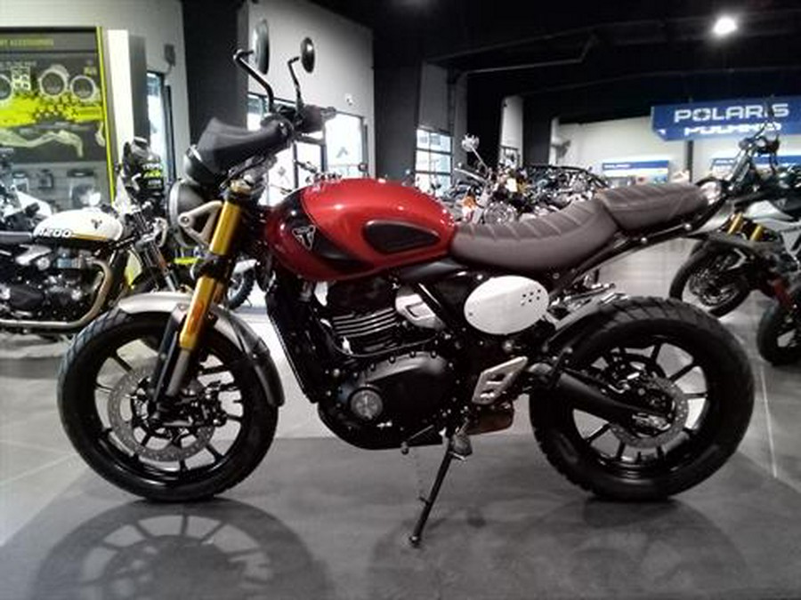 2025 Triumph Scrambler 400 X