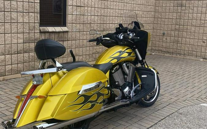 2014 Victory Motorcycles® Cross Country™ Factory Custom Paint Tequila Gold With Flames