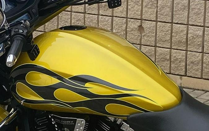 2014 Victory Motorcycles® Cross Country™ Factory Custom Paint Tequila Gold With Flames