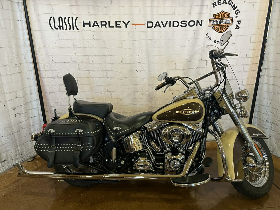 2014 Harley-Davidson Heritage Softail Classic FLSTC Snd Prl/Cnyn Brwn Prl