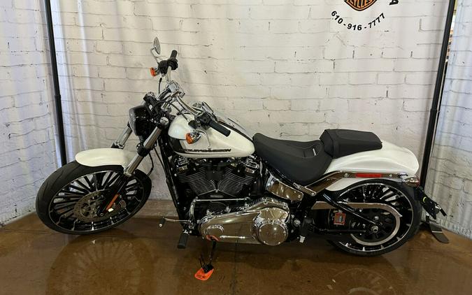 2024 Harley-Davidson Breakout 117 FXBR White Onyx Pearl