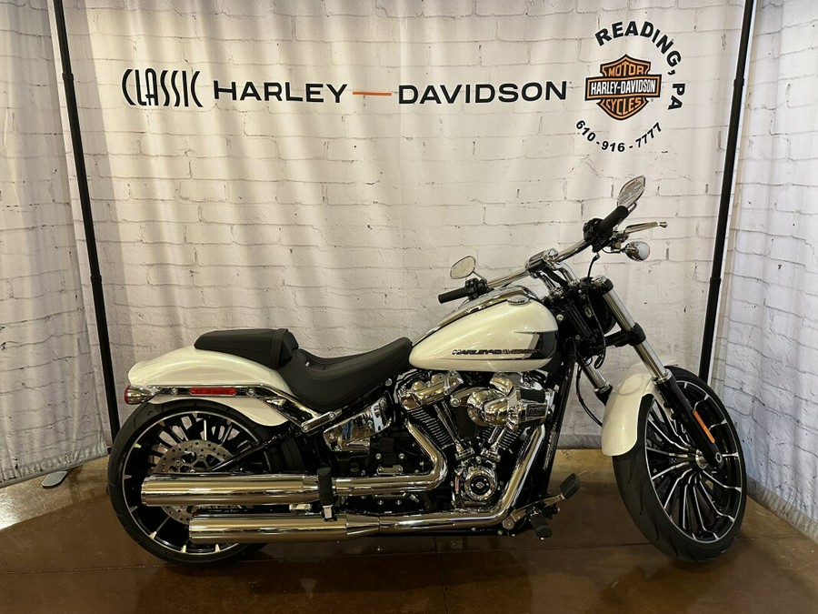 2024 Harley-Davidson Breakout 117 FXBR White Onyx Pearl