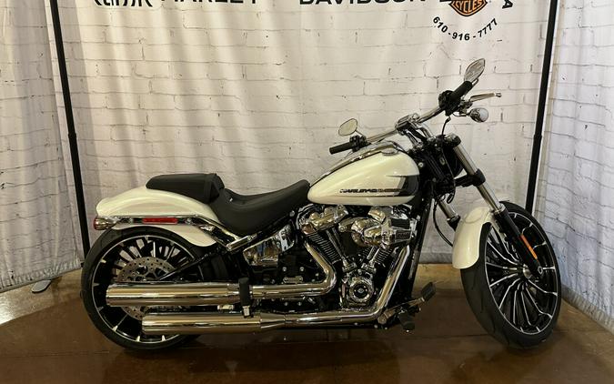 2024 Harley-Davidson Breakout 117 FXBR White Onyx Pearl