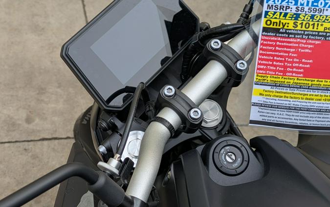 2025 Yamaha MT-07