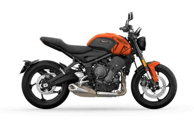 2023 Triumph Trident 660 Matte Baja Orange / Matte Storm Grey