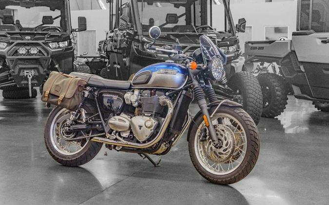 2022 Triumph Bonneville T120 Cobalt Blue/Silver Ice