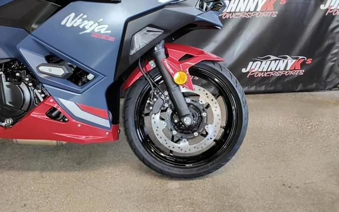 2026 Kawasaki Ninja 500 ABS Metallic Matte Twilight Blue