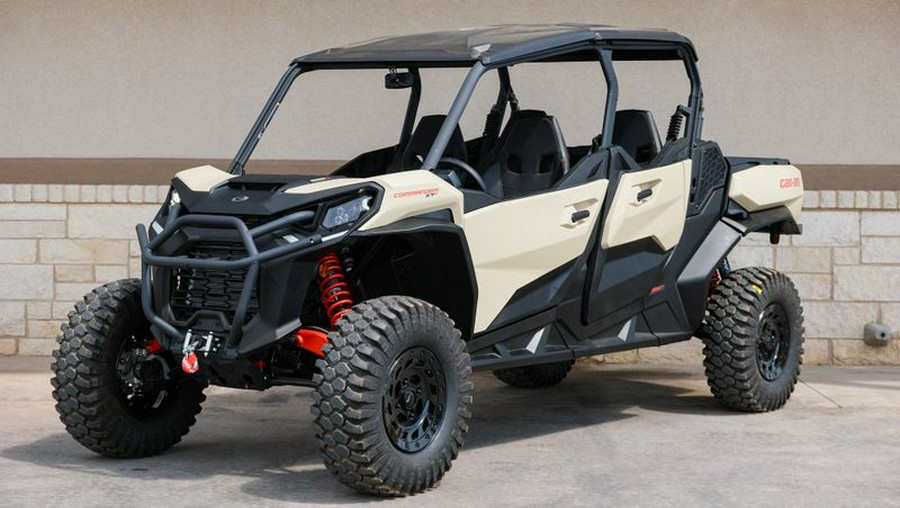 New 2024 CAN-AM COMMANDER MAX XTP 1000R DESERT TAN AND CARBON BLACK