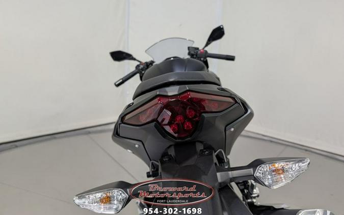 2026 Kawasaki Ninja 500 ABS Metallic Flat Spark Black