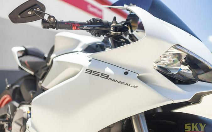 2019 Ducati 959 Panigale Arctic White Silk